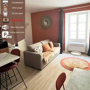  Appartement Sublime T2/ Cosy/ Clim/ Parking/plage